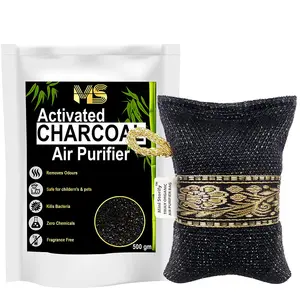 Mini Storify Truly Organic Non Electric Activated Charcoal Air Purifier Bag  500g  Natural