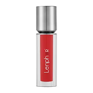 Lenphor Colour Me Up Liquid Lipstick is Infused with Vitamin A and E Super pigmented Transfer-proof smudge-resistant Matte look Rose Red 02-2ml