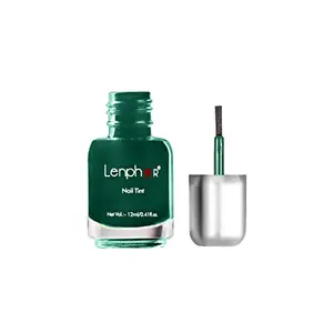 Lenphor Matte Finish Nail Paint Matte luster Nail Colour Long Lasting Fade Resistant Quick Dry Classy Finish Non-Gy Nail Polish for Women and Girls Matte Finish (Oliveoto 51 12ml)