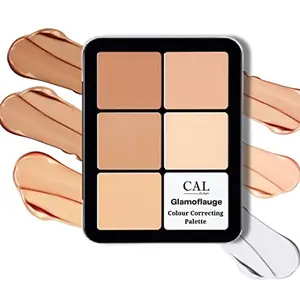CAL Los angeles Glamoflauge Colour Correcting Palette for all Skin with 12 Shades