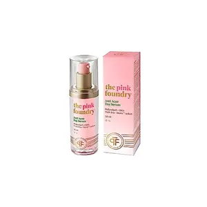 The Pink Foundry Anti Acne Salicylic Acid (BHA) Face Serum 30 ml - Regulates Sebum Clarifies skin s Blemishes with Canadian Willow herb & Australian Lemon Myrtle Extracts for acne-prone skin