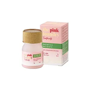 The Pink Foundry Acne Spot Corrector & Drying | Fast reduction of Pimples Blackheads & Whiteheads | With Salicylic Acid Sulfur & Zinc | Safe Pimple Drying Solution | 15 ml