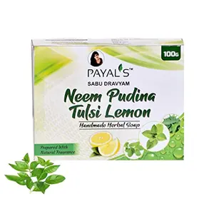 Payal's Herbal - Neem Pudina Tulsi Lemon 100g
