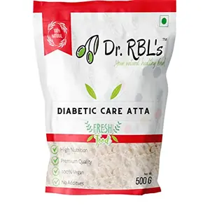 Dr. RBL's Care Atta | Multigrain Flour of Whole Wheat Black Chickpeas Barley Soy | - Pack of 3 Convenient 1500g