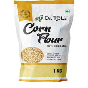 Dr. RBL's Natural Corn Flour| MakkaMaize Atta For Cooking | Fresh Corn Powder|(1 kg)
