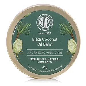 AVP Eladi Coconut Oil Balm 40g Skin Moisturizer for Smooth and Glowing Skin Even Skin Tone and Texture An Ayurvedic Multipurpose Skincare