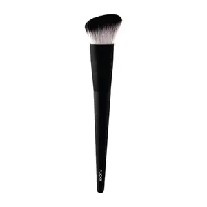 FLiCKA Contour Brush (professional Face Foundation Brush for Makeup Face Powder Blending Brush | Cruelty Free Makeup brush collection is ideal for all kinds of makeup products (Black)