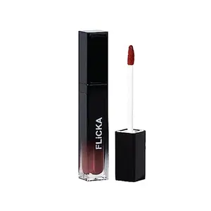 FLiCKA Set and Attack Liquid Matte Lipstick- 20 Think Wink - Pinkish nude -7ml