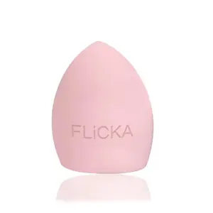 FLiCKA Beauty Blender with Case Makeup Sponge for blending liquid Foundations Powders and Creams Facial for Girls & Women Pink