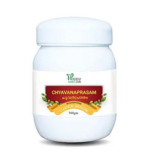 Happy Herbal Care - Chyawanprash - Enriched with 43 Natural Herbs - for all age groups (500g)
