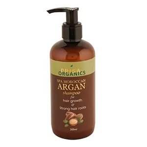 Prisa Organics Argan Hydrating Hair Shampoo with Conditioner Makes Hair Strong Soft & Moisturised No SLS No Paraben No Sulphte Colorant Free For Dry & Frizzy Hair