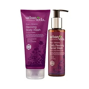 Urban Veda Reviving Facial Wash 150ml & Body Wash 200ml