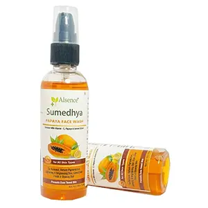 Alsence Sumedhya Papaya Facewash Pack Of 2