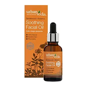 Urban Veda Natural Skin Care Soothing Sandalwood Facial Oil Ayurvedic Oil Sensitive Skin Dry & Skin