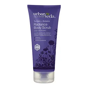 Urban Veda Natural Skin Care Radiance Turmeric Body scrub Women & Men Body Exfoliating Scrub Body Polishing Scrub Tan Removal Brighten Lack Lustre Skin