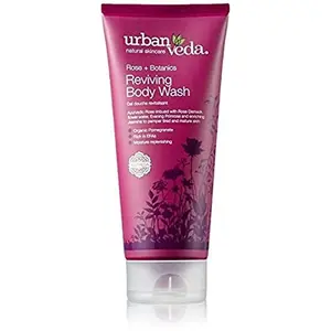 Urban Veda Natural Skin Care Reviving Rose Body Wash Aroma Body Wash Gentle Cleansing of Dry & Matured Skin Ayurvedic Body Wash