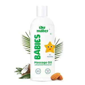 Tiny Mighty Massage oil 100% Pressed Coconut & Almond Oil Rejuvanate Scalp