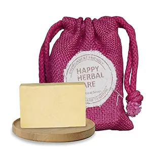 Happy Herbal Care - Rosemary Pressed Handmade - Natural Body Bar  Paraben & Sulphate Free - 100Gm