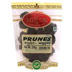 Miltop Premium Pitted California Prunes Dried Plum Healthy Snack 250g