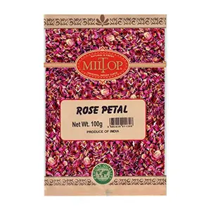 Miltop Edible Dry Rose Petals|GULAB Patti 100g