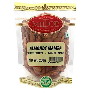 Miltop Original Premium Mamra Almonds badam Giri 250g