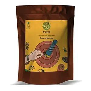 ASAVI Stonegrounded Garam Masala I 100% Organic I No or Color (-250g Pack of 1)