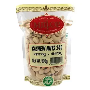 Miltop Big Size Cashew Nuts W240 500g