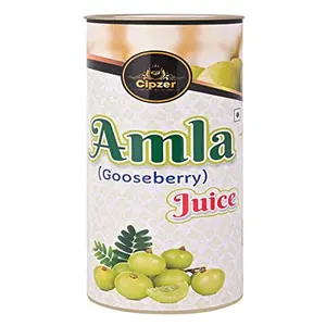 Cipzer Amla Juice With Pulp |Indian Gooseberry Juice With Ayurvedic Herbs| Antioxidant | Health Skin & Hair Health (Pack of 1)-500 ml