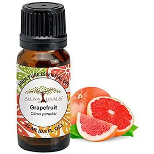 All Naturals Grapefruit Pink (USA) Essential Oil 100% Pure for  Morning Sickness Positive Energy & Diffusers (Refreshing Sweet Citrus Aroma) - 15 mL