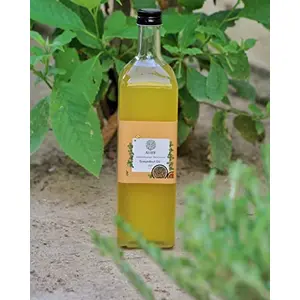 ASAVI Wood Pressed Groundnut Oil I 100% Pure I Raw and Unrefined I Glass Bottle 1 Litre