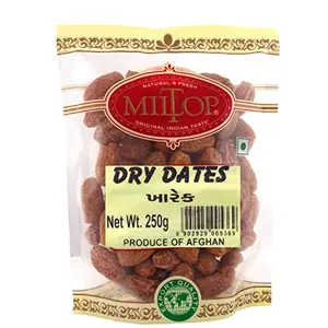 Miltop Dry Dates/Peela Sukha Khajoor Kharek 250gm