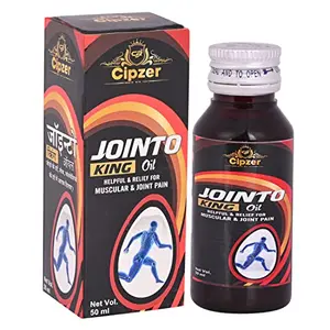 Cipzer Jointo King Oil Herbal Oil For Joint Muscle Ache and Body - 50 ml