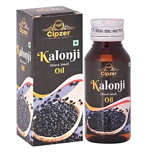 Cipzer Kalonji (Black Seed) Oil -Pressed for Skin Toning Hair Growth & Joints Massage - 50ml