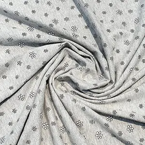 BabyButtons Warm and Soft Wrapper Blanket/swaddle with Hood for - Floral Grey 28 x 30 inch