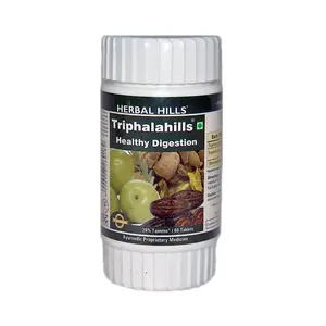 HERBAL HILLS Triphala tablet Triphalahills 60 Tablets (Harde Baheda Amla) - healthy digestion