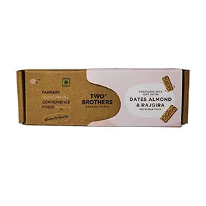 Two Brothers Organic Farms Dates Almond & Rajgira Nutri bar Pack - 3 bars