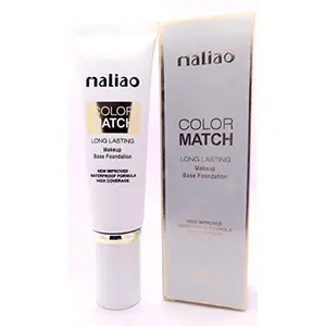 Maliao Color Match Long Lasting Makeup Base Foundation for all skin types 50 ml