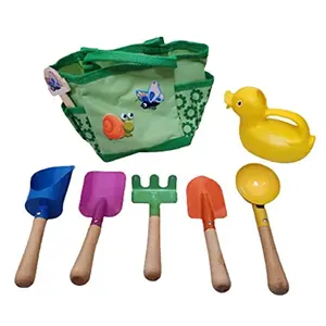 NESTA TOYS - Gardening Tool Set Toy (8 Piece) | Sand Toys
