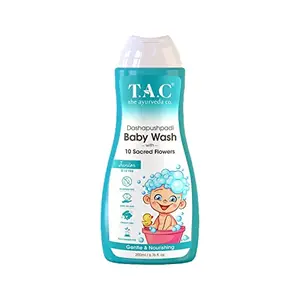 TAC - The Ayurveda Co. Dashapushpadi Ayurvedic Body Wash For Cleansing & Nourishing Skin with 10 Sacred Flowers Sulphate and 200ml