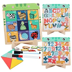 NESTA TOYS - Magnetic Drawing Board Tangram Puzzle