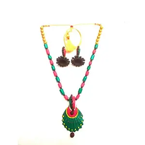 Karru krafft Handcrafted Tribal Fashion Terracotta Necklace Appreciation of Beauty