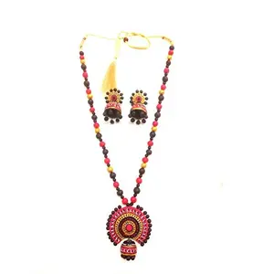 Karru krafft Handmade Eco Friendly Terracotta Necklace Look Different and More Stylish