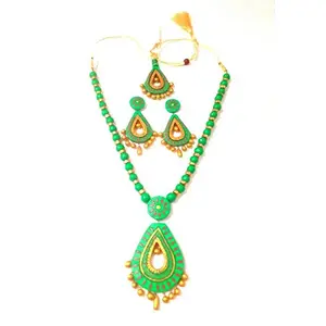 Karru krafft Handmade Tribal Fashion Party Collection Terracotta Necklace Look Different and More Stylish