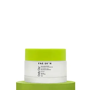 FAE Beauty Daily Dip Light Non Sticky Daily Moisturizer with Hyaluronic Acid Cica and Ceramides | Cools & Hydrates Perfectly for Hot & Humid Weather | Nourishes | Hydrates | Repairs | For all Skin Types | Light| Non Sticky