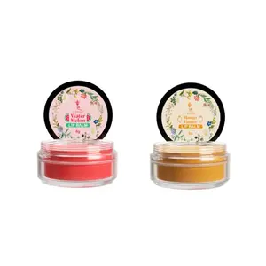 LA'BANGERRY Mango And Watermelon Flavor Lip Balm for Women Dark Lips to Lighten With Benefits of Vitamin E Coconut Oil Almond Oil | Dry & Chapped Lips Care For Men Women | (Pack of 2 Each 8gm)