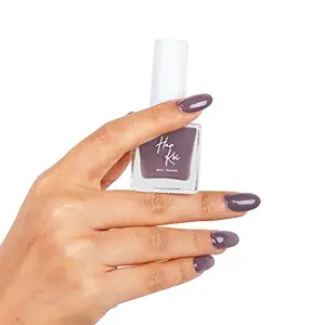 Harkoi Nail Serum & Lacquer Combo Set of 3 Back to Office( Muted Coral Blue Grey Evening Purple Grey Evening) 24 ml ( 8 ml Each )