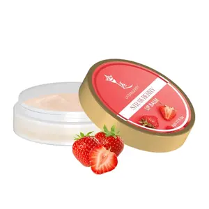 LA'BANGERRY 100% Natural & Organic Strawberry Hydrating Lip Balm - Long Lasting Strawberry Moisturizer Lip Balm for Dry Cracked & Chapped Lips for Men And Women - 8 gm