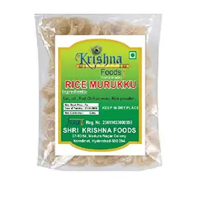 Shri Krishna Foods Rice Murukku (500) GMS)(Fryums)