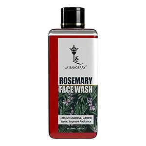 LA'BANGERRY Anti Aging Rosemary Face Wash - Breakout & Blemish Clear Pores On Oily Dry & Sensitive Skin With Organic Ingredients - Gentle Brightening & Hydrating Face Wash For Men & Women(100 ml)