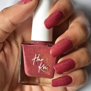 The Harkoi Lacquer - Dusty Rose with Gold - NL04 (Pack of 5)